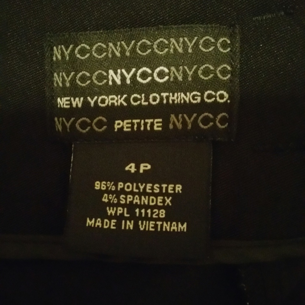 #62 New York & Co Black Petite Skirt 4P - Picture 3 of 5